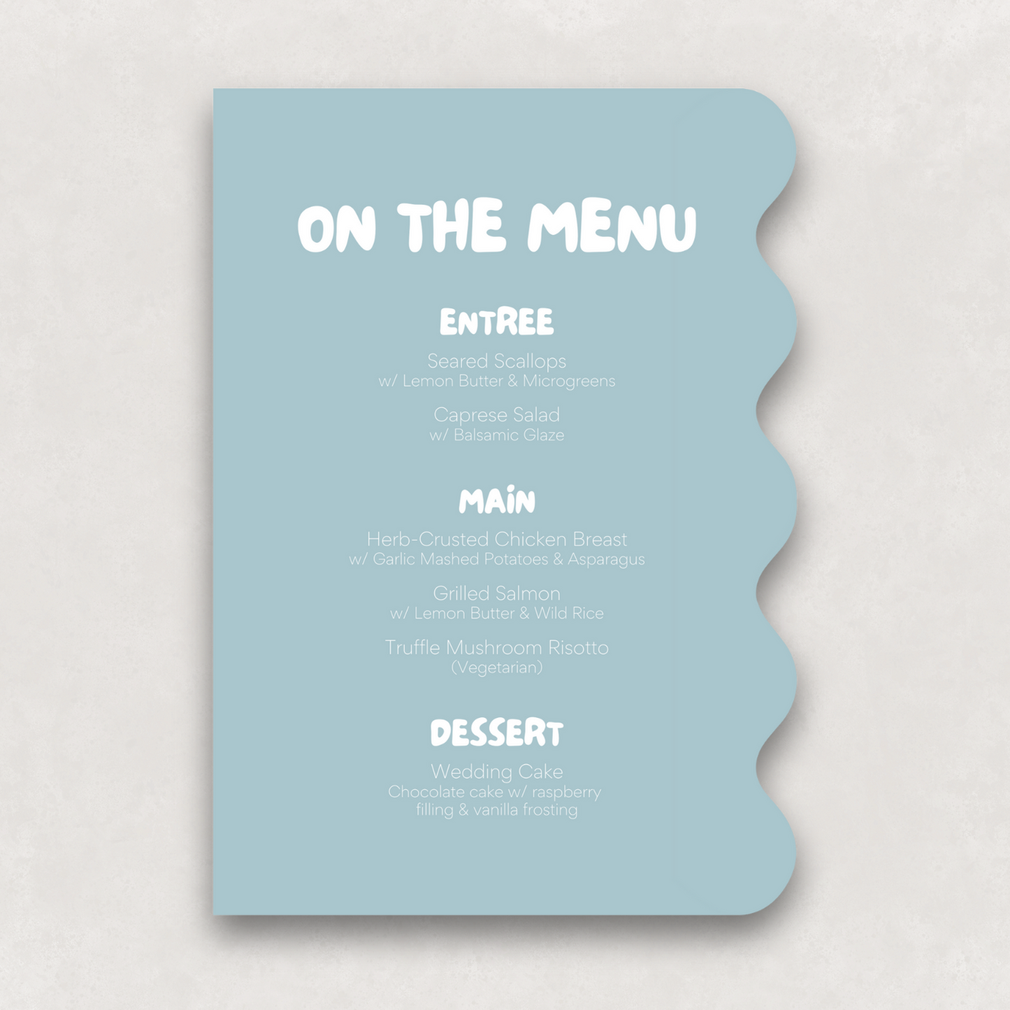 Scout Large Menu