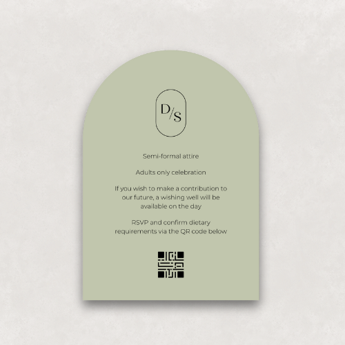 Monogram Details Card