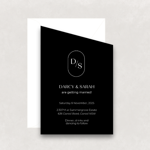 Monogram Invitation
