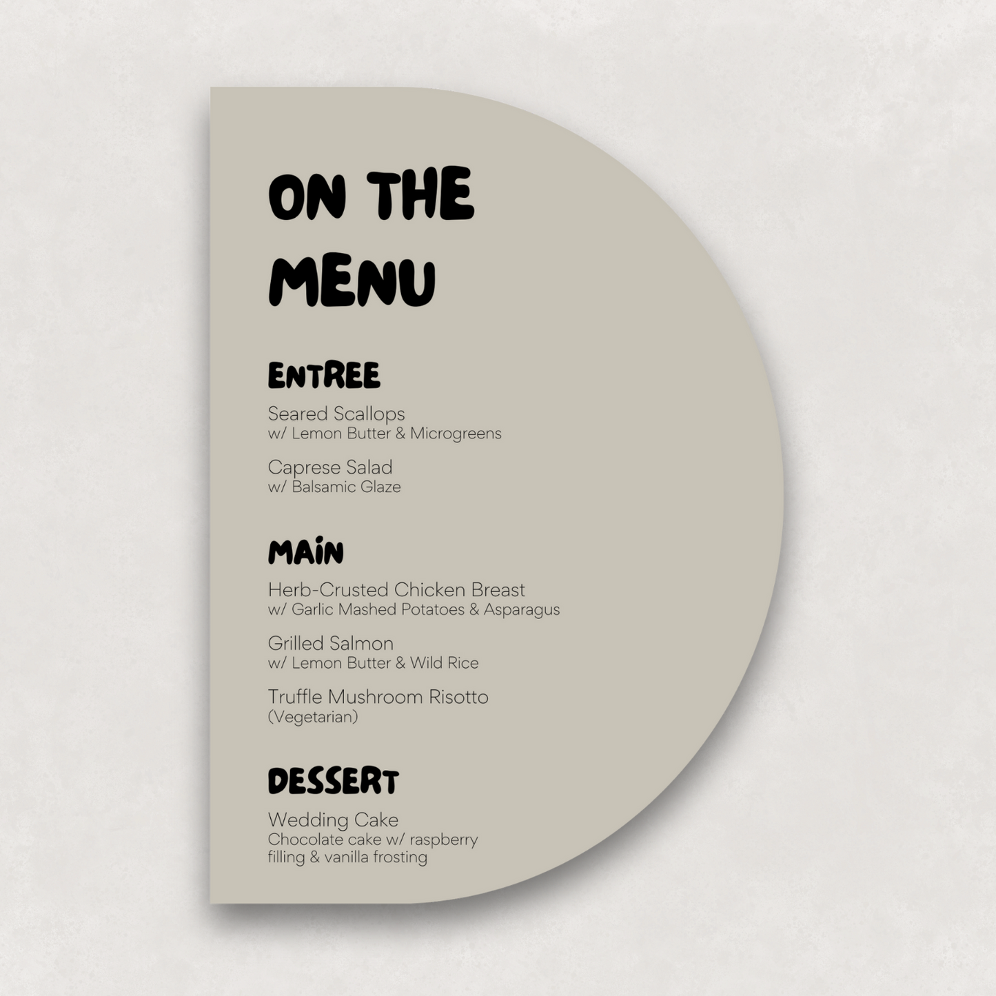 Scout Large Menu