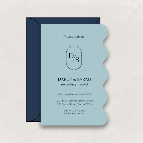 Monogram Invitation