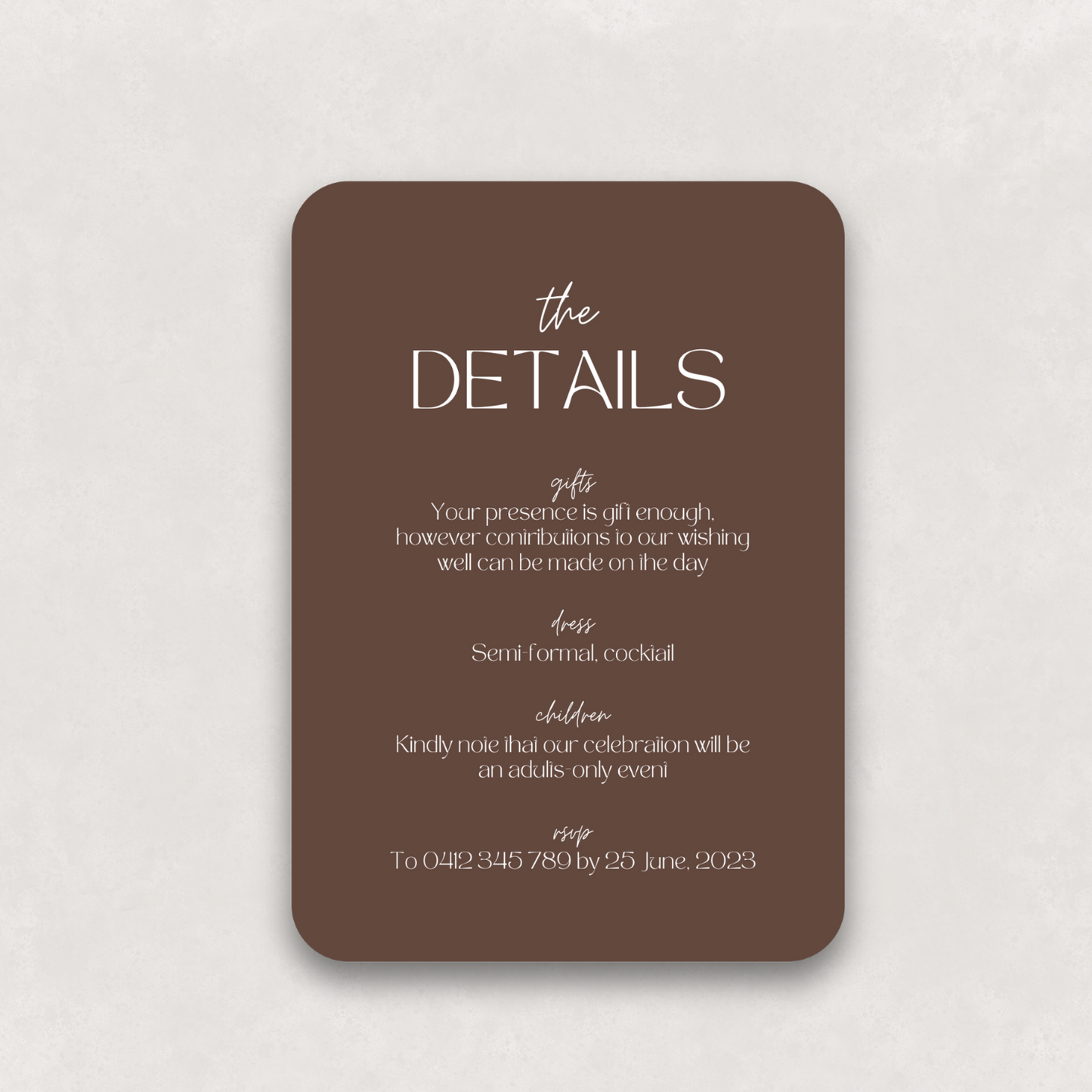Zephyr Details Card