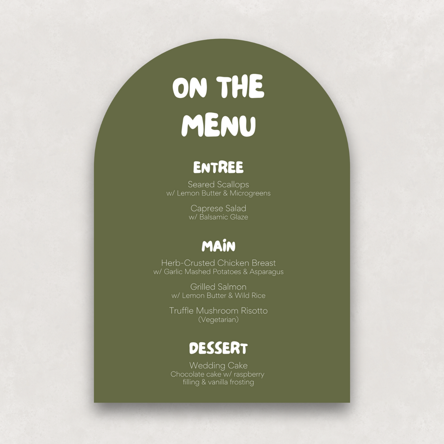 Scout Large Menu