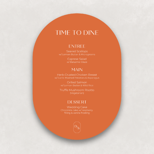 Monogram Large Menu