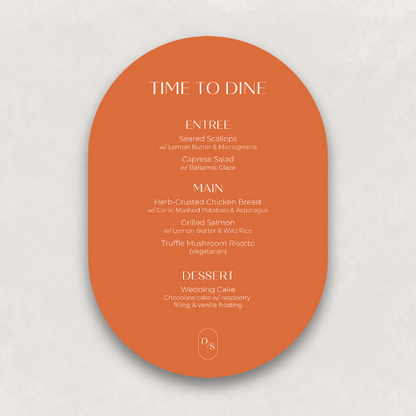 Monogram Large Menu