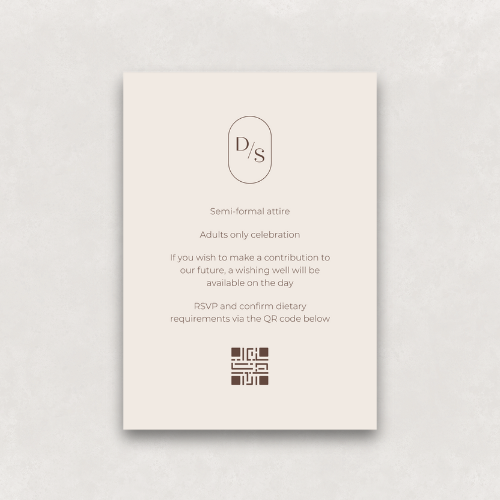 Monogram Details Card