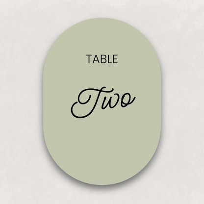 Après Table Numbers