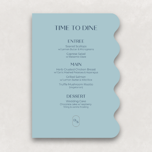 Monogram Large Menu