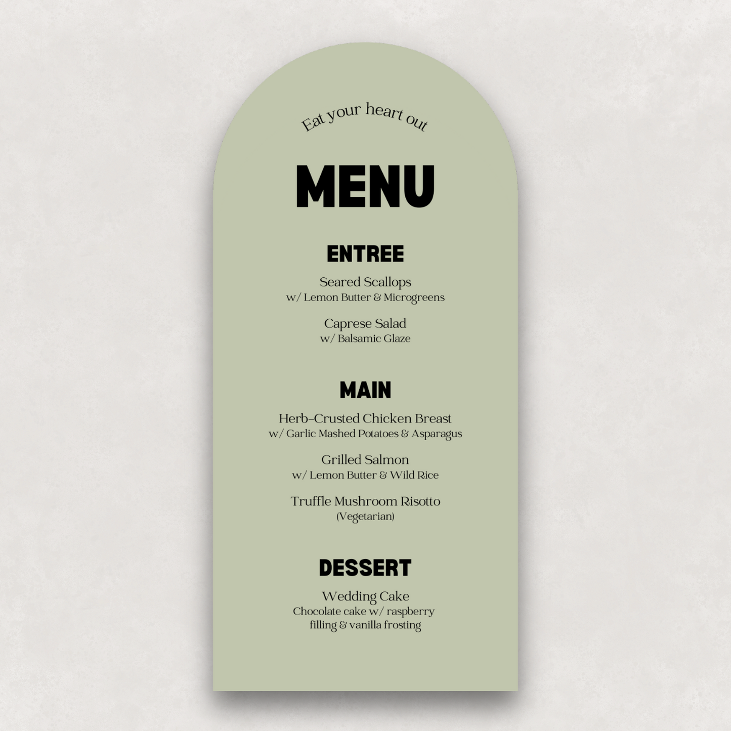 Echo Small Menu