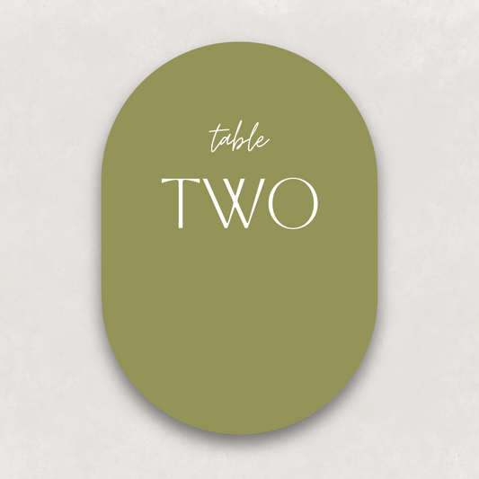 Zephyr Table Numbers