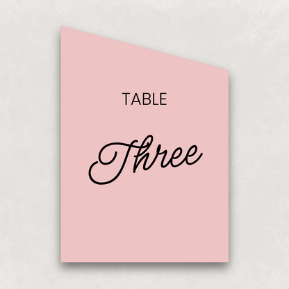 Après Table Numbers