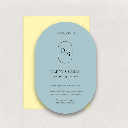 Monogram Invitation