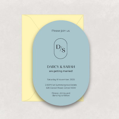 Monogram Invitation