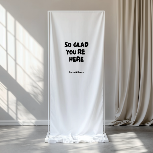 Scout Linen Welcome Sign
