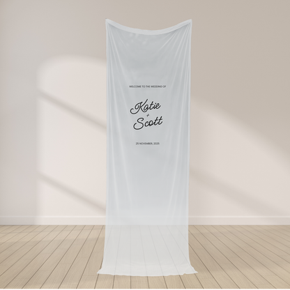 Après Sheer Welcome Sign
