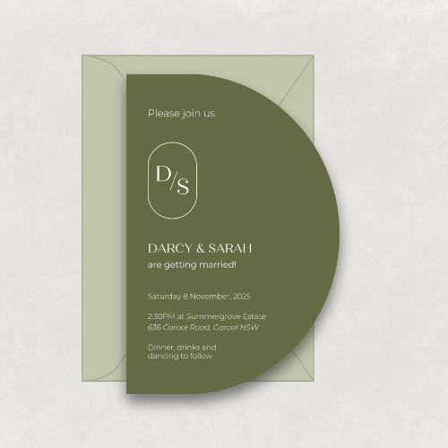 Monogram Invitation