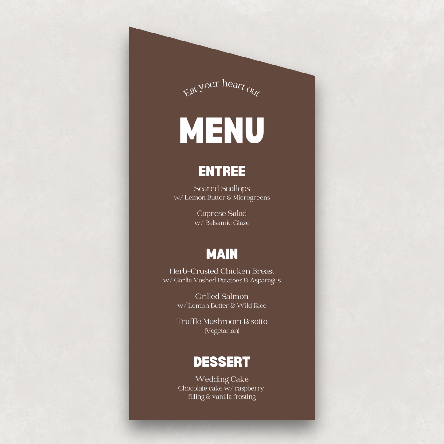 Echo Small Menu