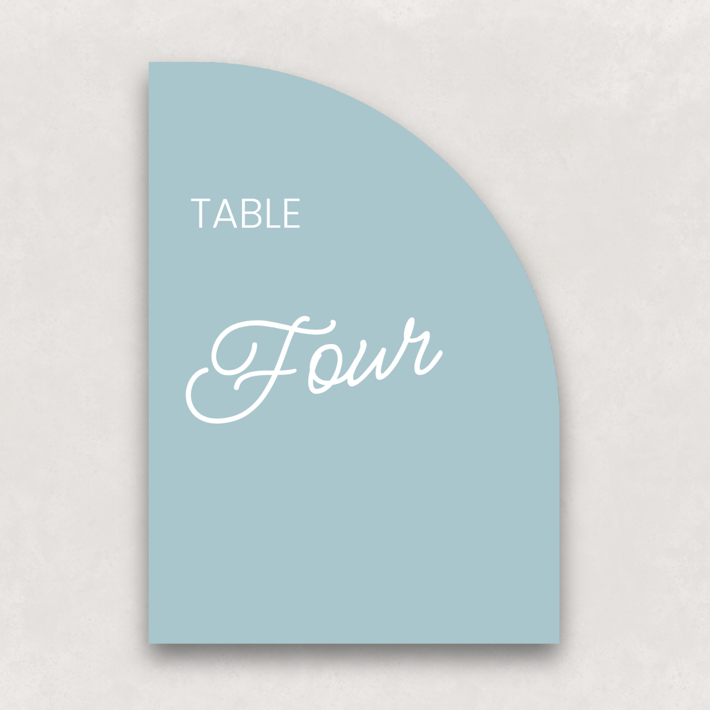 Après Table Numbers