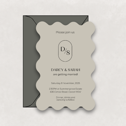 Monogram Invitation