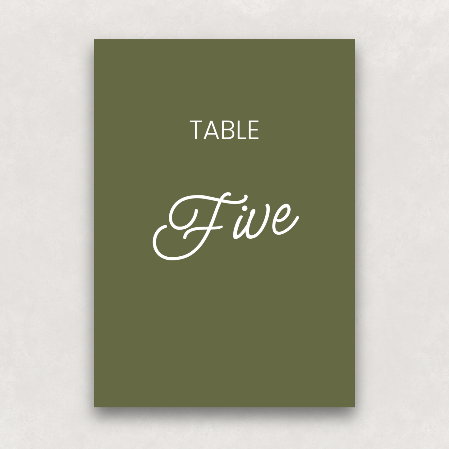 Après Table Numbers