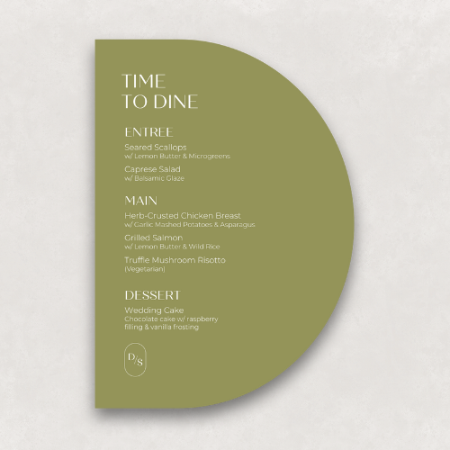 Monogram Large Menu