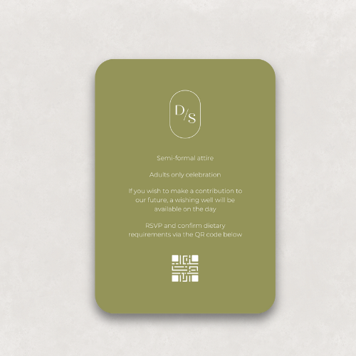 Monogram Details Card