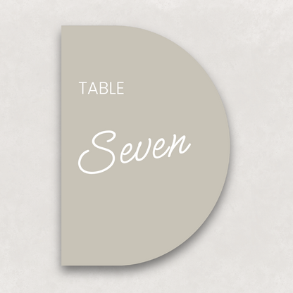 Après Table Numbers