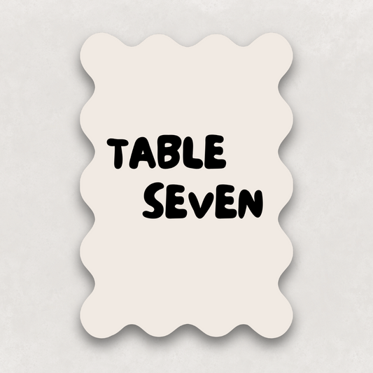 Scout Table Numbers