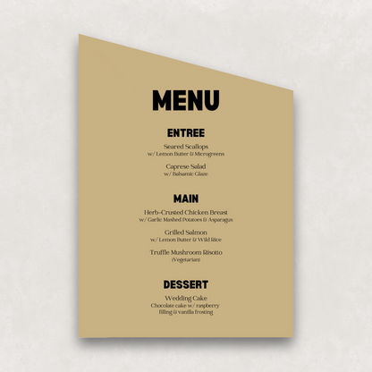 Echo Large Menu