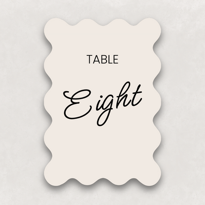 Après Table Numbers