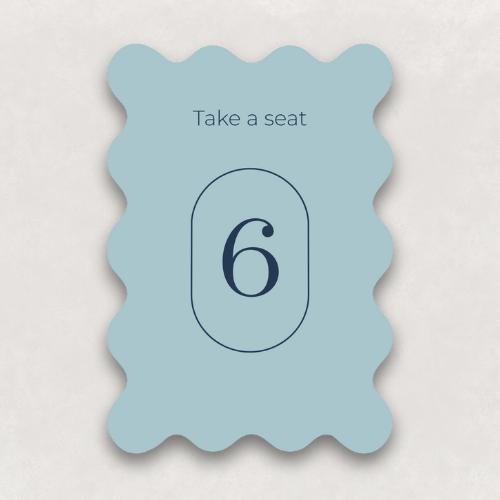 Monogram Table Numbers