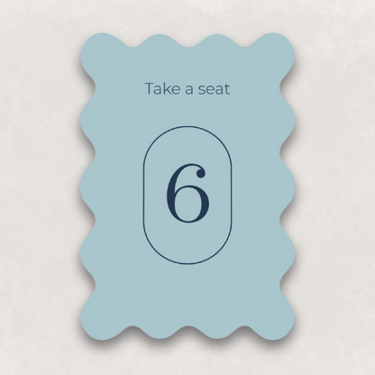 Monogram Table Numbers