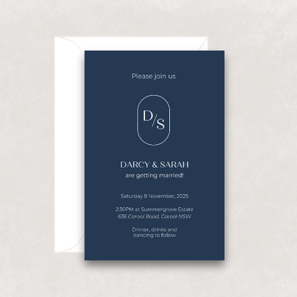Monogram Invitation