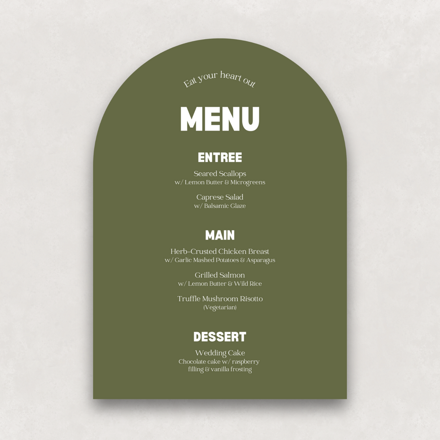 Echo Large Menu
