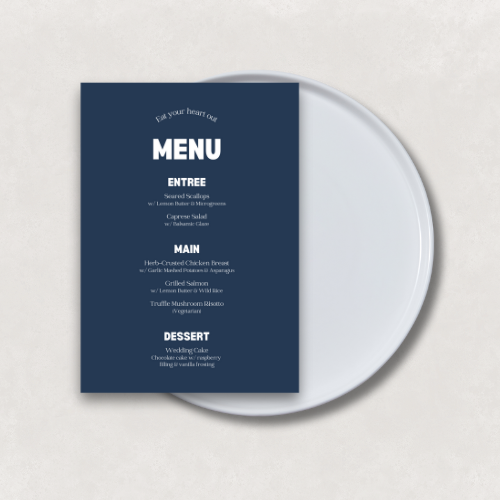 Echo Large Menu