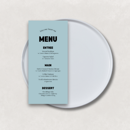 Echo Small Menu